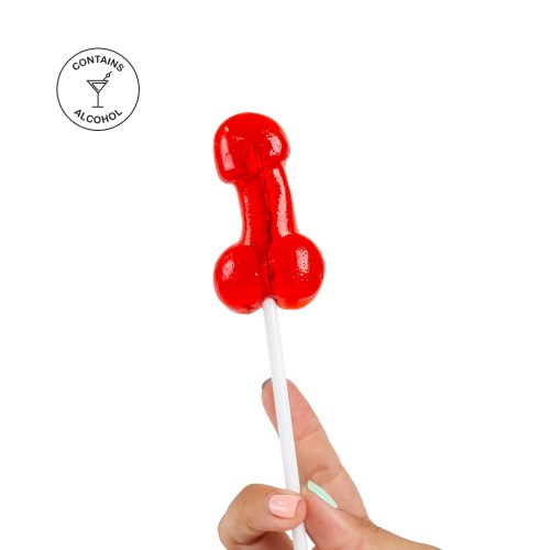 1730 STRAWBERRY DAIQUIRI PENIS LOLLIPOP WITH ALCOHOL